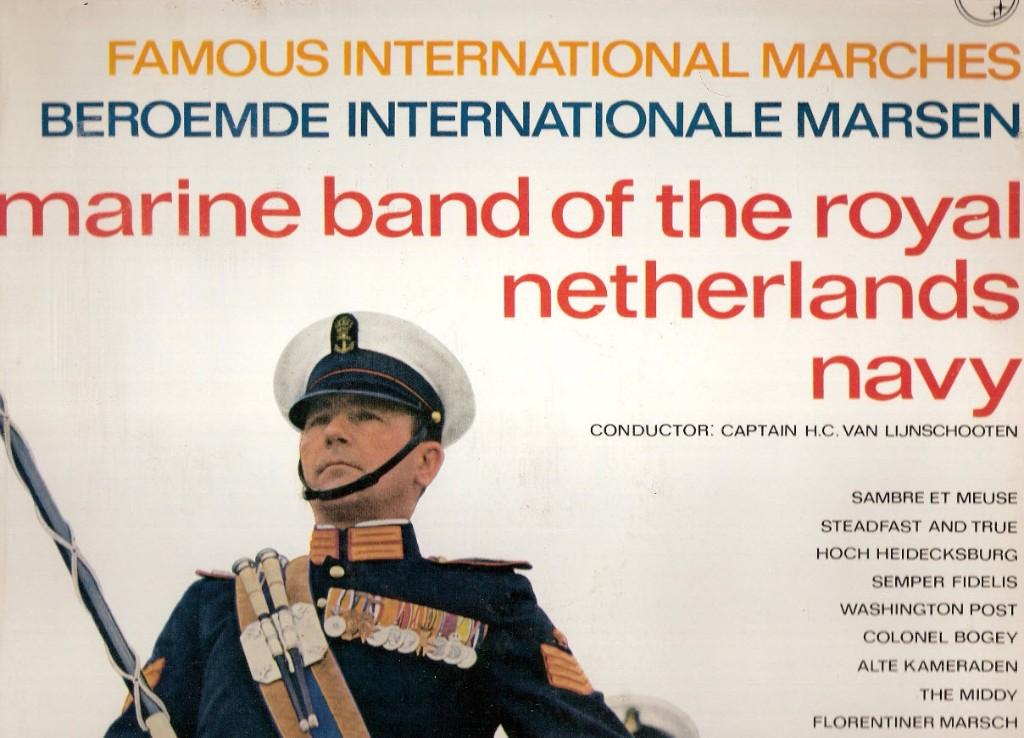 Marinierskapel -Famous International Marches Philips P12950L, Ophalen, Marine, Nederland
