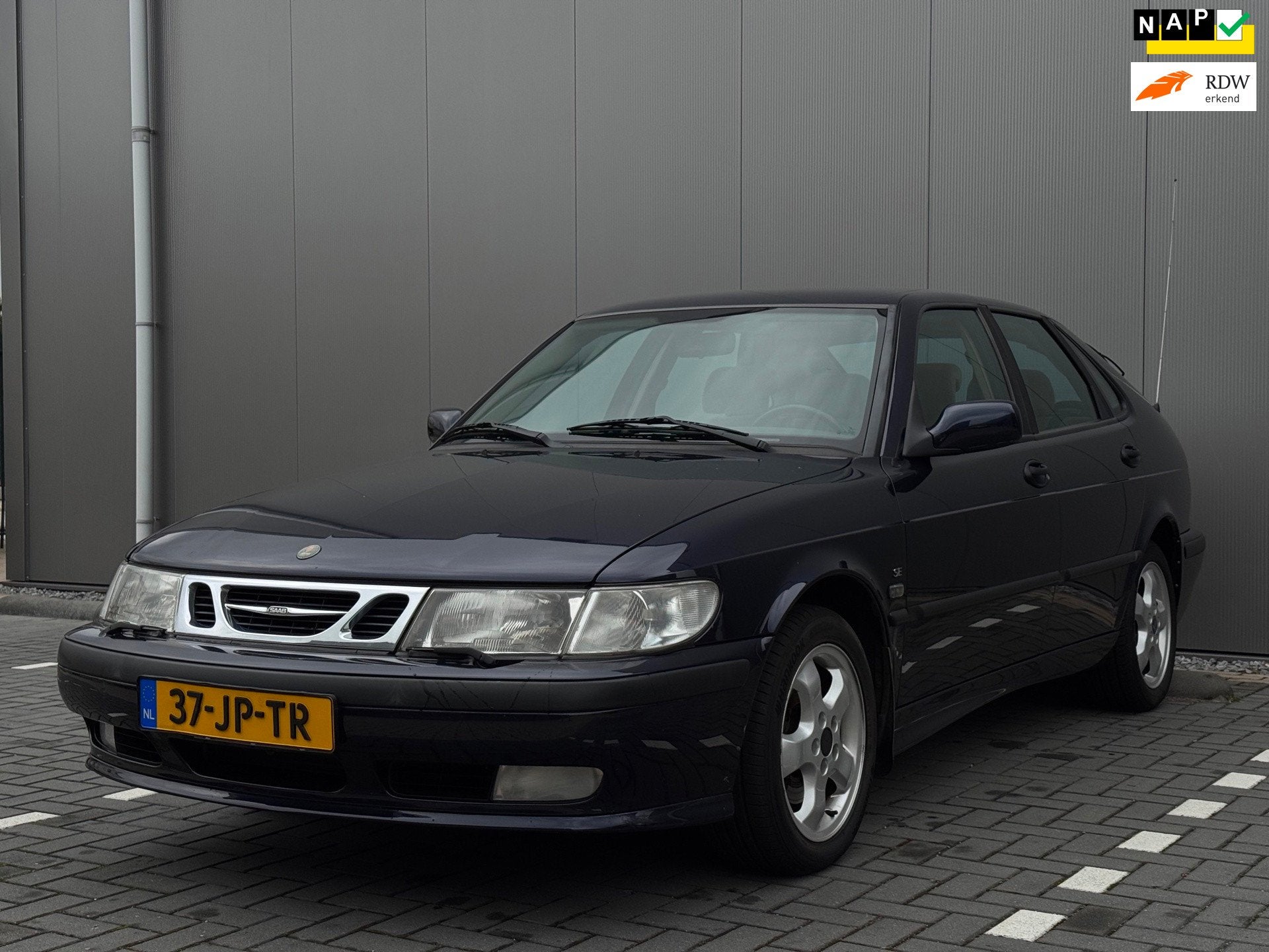 Saab 9-3 2.0 T S Automaat | APK 24-4-2027 | Stoelverwarming, Auto's, Stof, Gebruikt, 4 cilinders, 150 pk