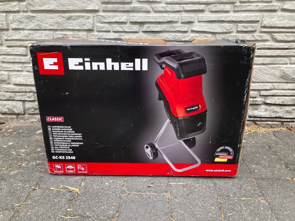 Hakselaar van Einhell, Ophalen, Nieuw, Einhell, Met opvangzak