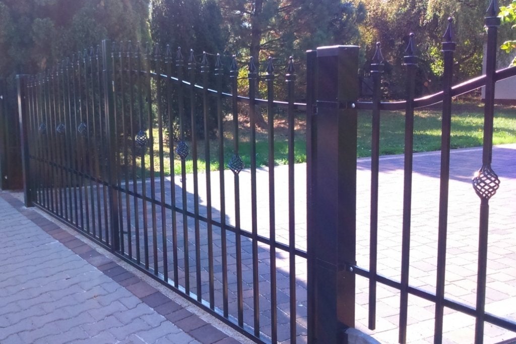 Sierpoort 'Bolton' in 4m en 5m compleet met palen etc., Met poort, Nieuw, Ophalen of Verzenden, Sierhekwerk