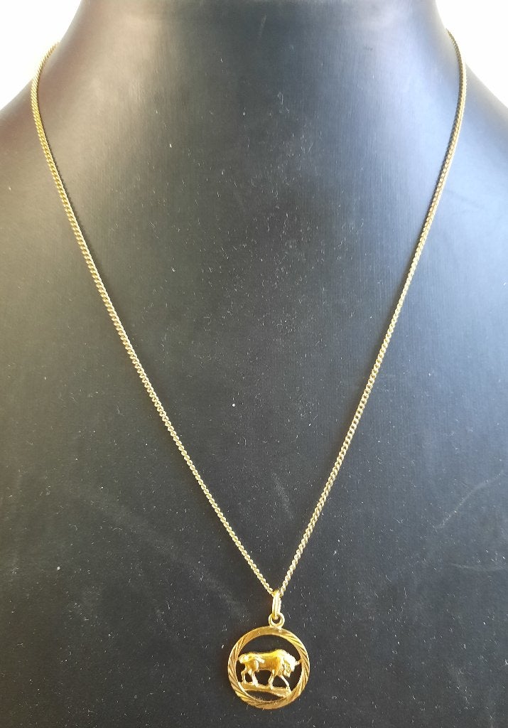 10 karaat gouden ketting met double hanger, Met hanger, Ophalen of Verzenden, Zo goed als nieuw, Goud