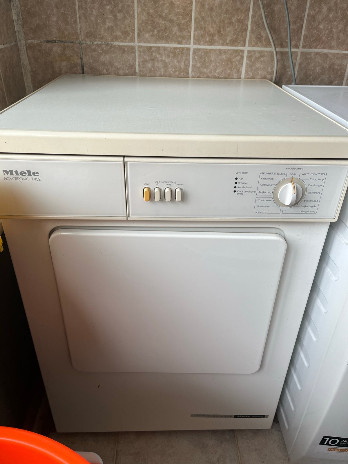 Miele Novotronic T452 Droger - Betrouwbaar en Efficiënt, Witgoed en Apparatuur, Ophalen, 6 tot 8 kg, Gebruikt, Luchtafvoer