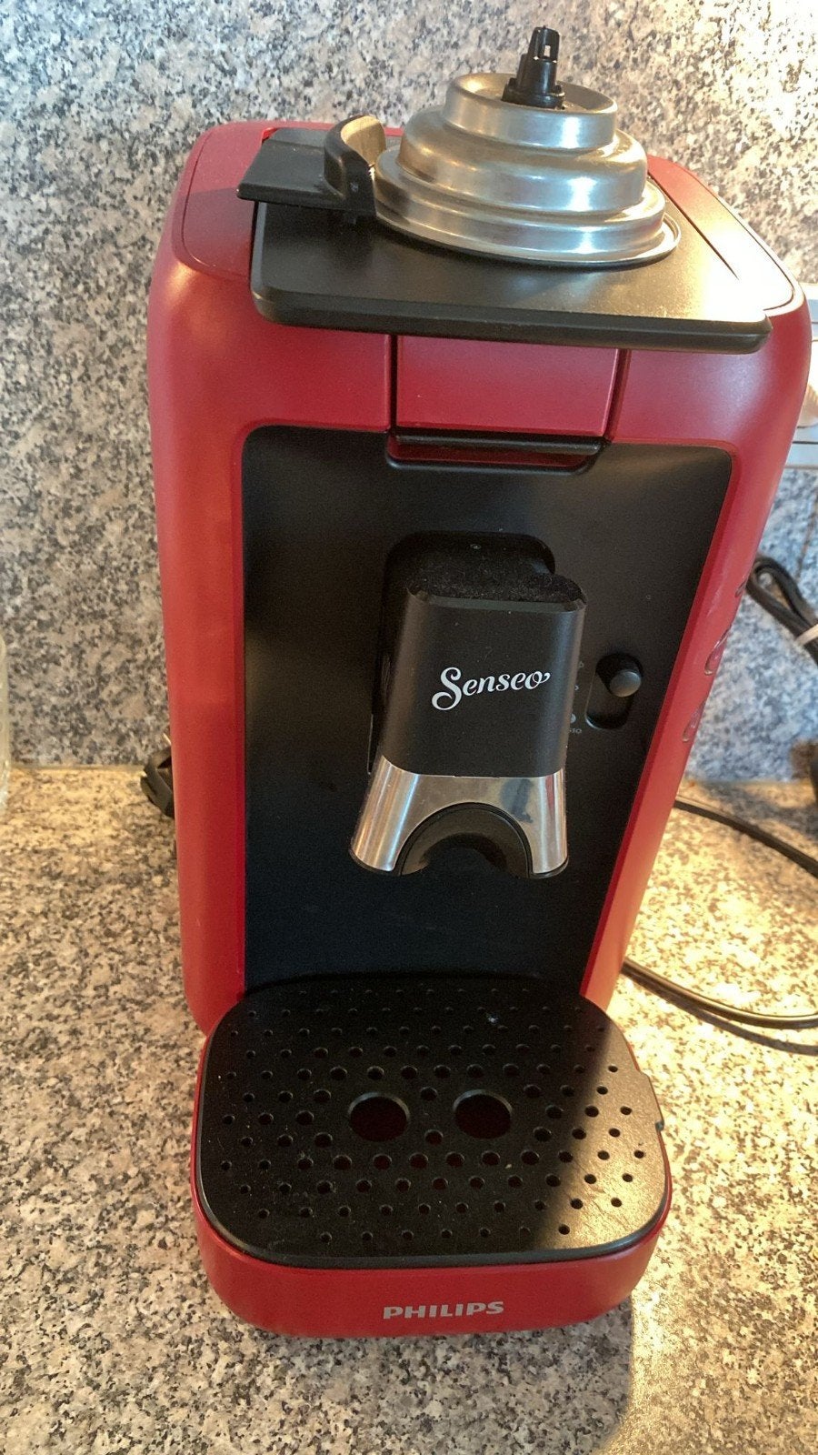 Philips Senseo Maestro  Koffiezetapparaat Rood, Gebruikt, Koffiemachine, Ophalen of Verzenden, 1 kopje
