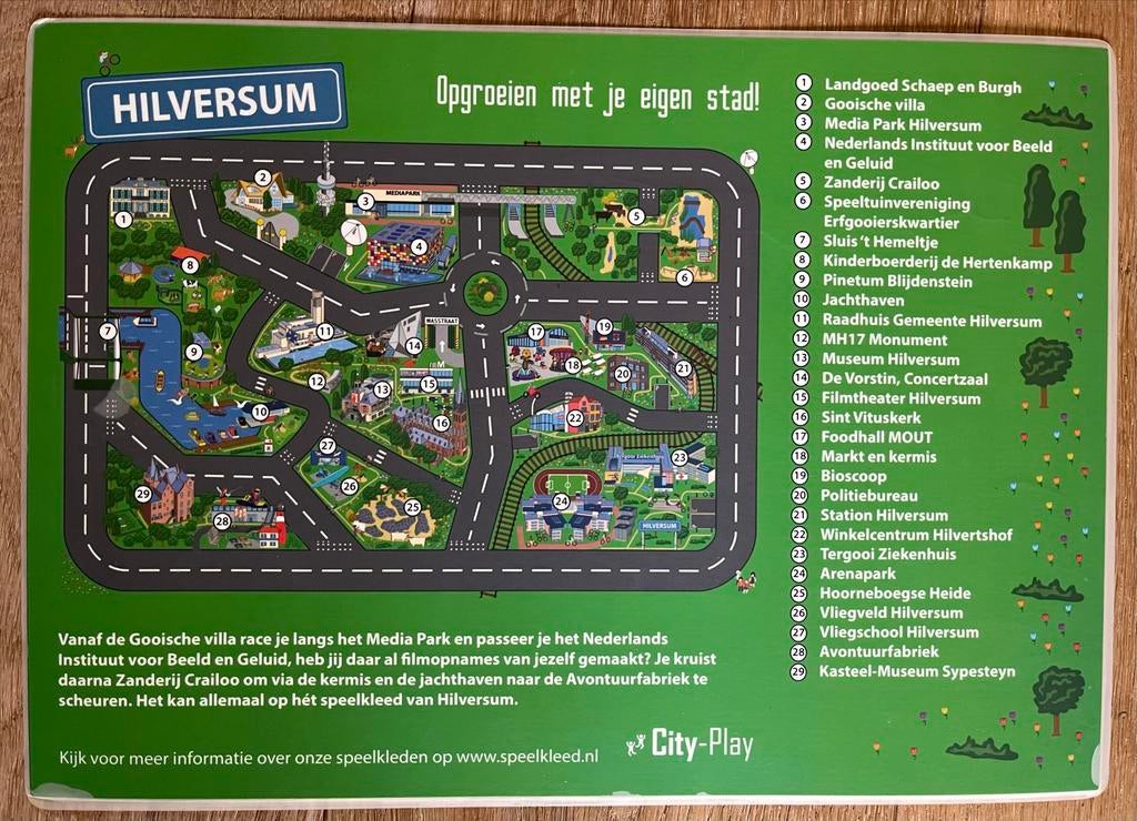 City-Play Hilversum speelkleed - Zo goed als nieuw, Ophalen, Zo goed als nieuw