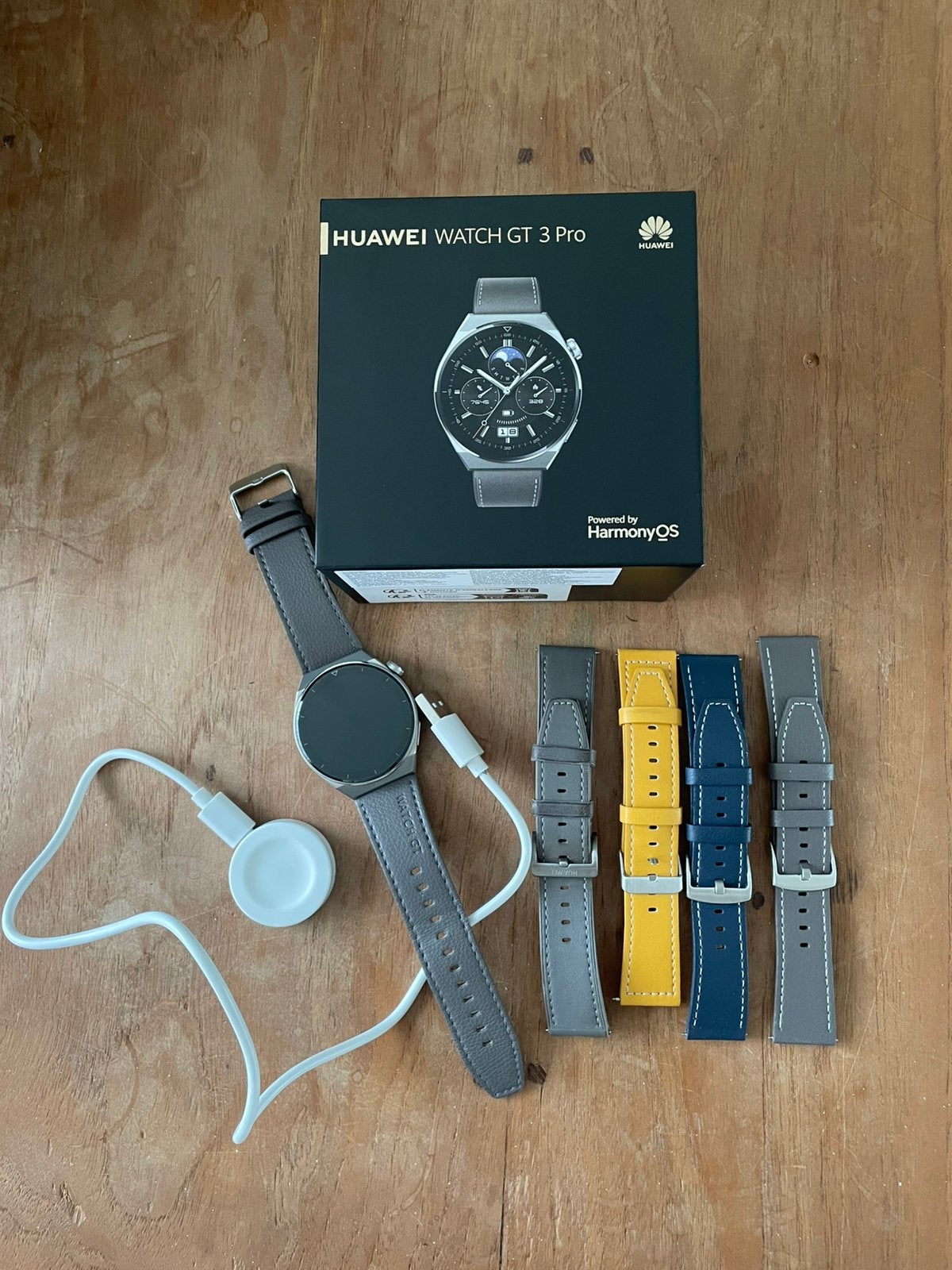 Smartwatch Huawei watch GT 3 pro, Sieraden, Tassen en Uiterlijk, Smartwatches, Ophalen of Verzenden, Zo goed als nieuw, Zwart