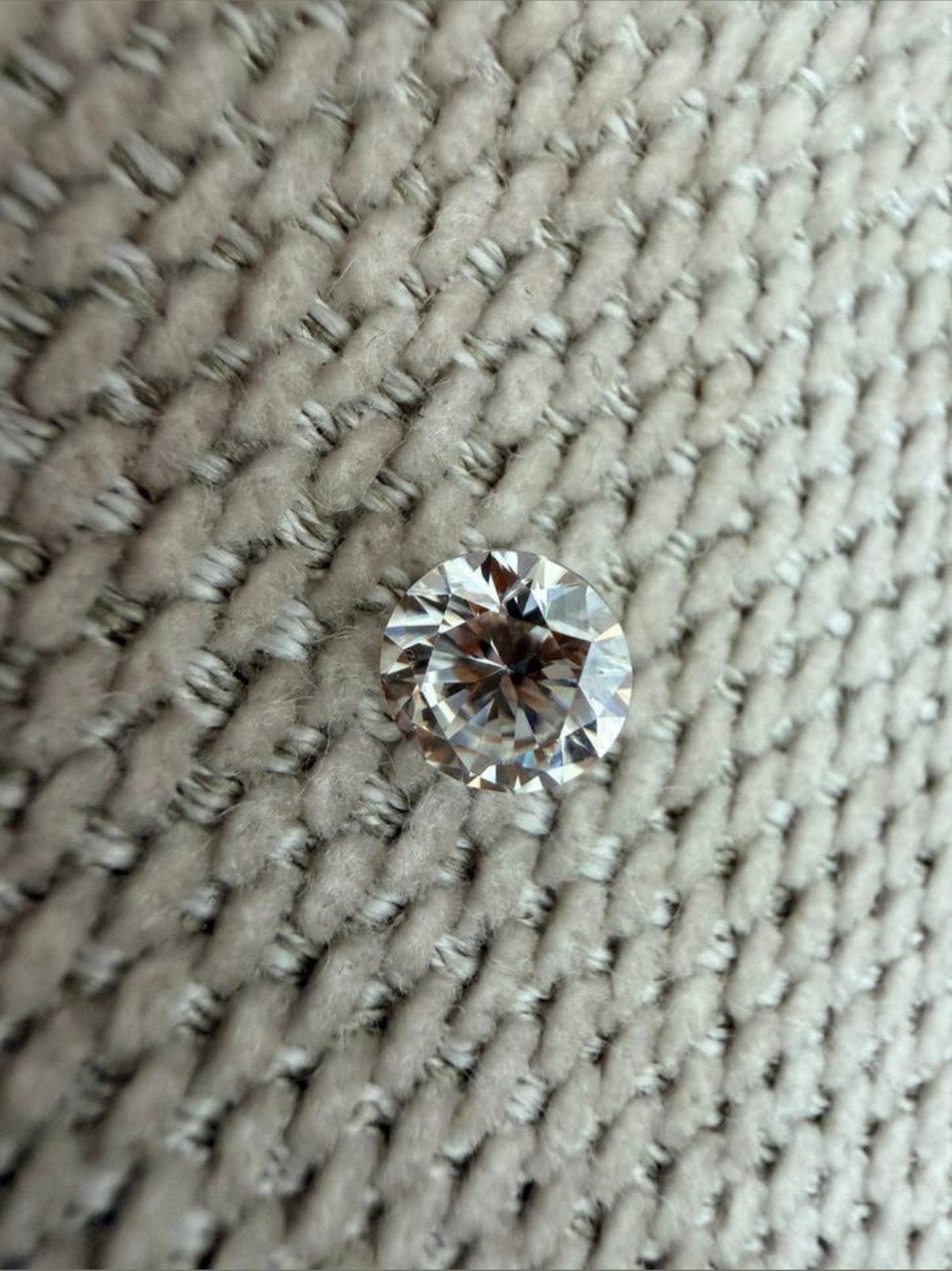 Nieuwe Moissanite Diamant met GRA certificaat 0,3 krt, Ophalen of Verzenden