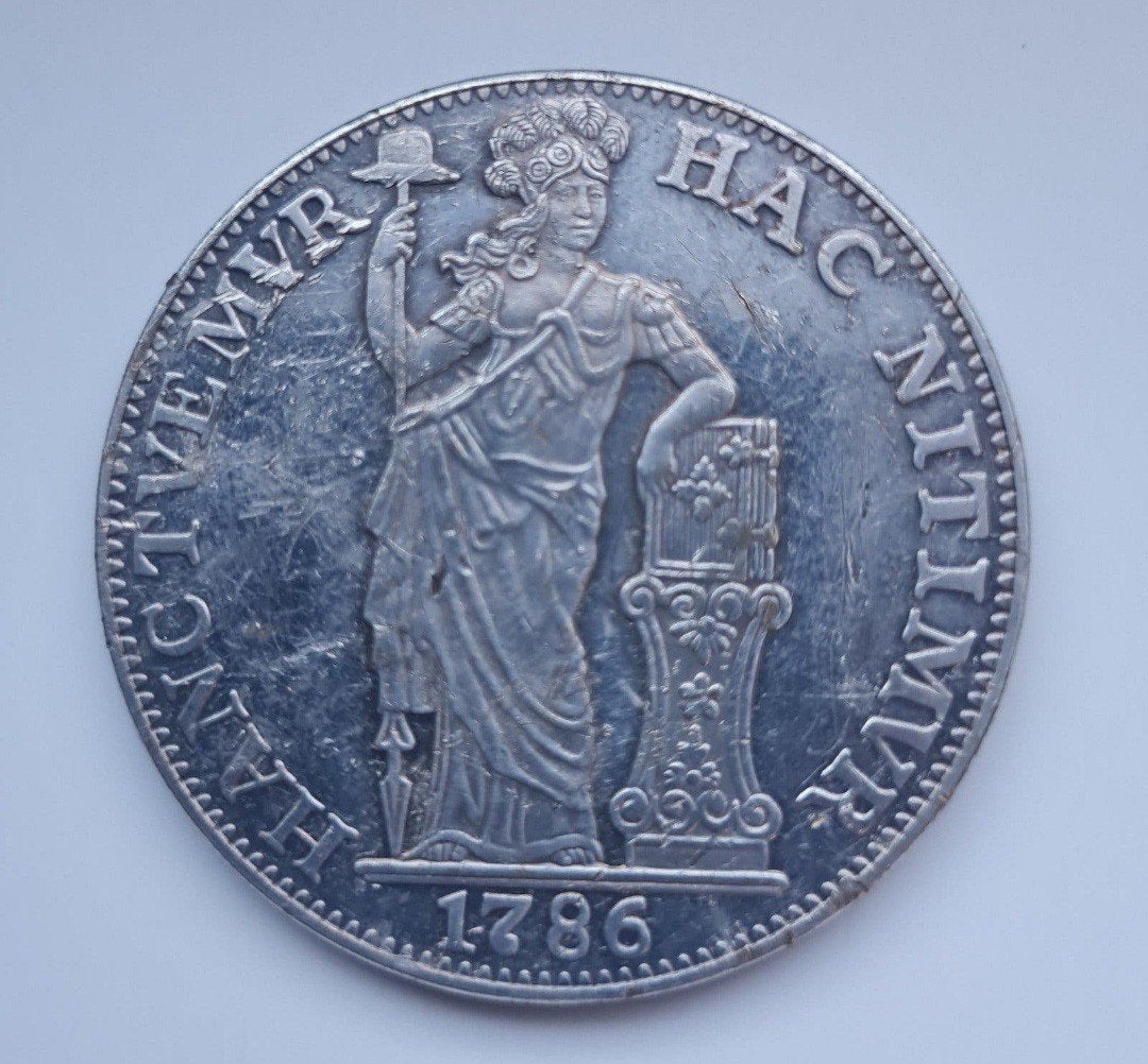 naslag 1 gulden uit 1786, Postzegels en Munten, Verzenden, Overige landen