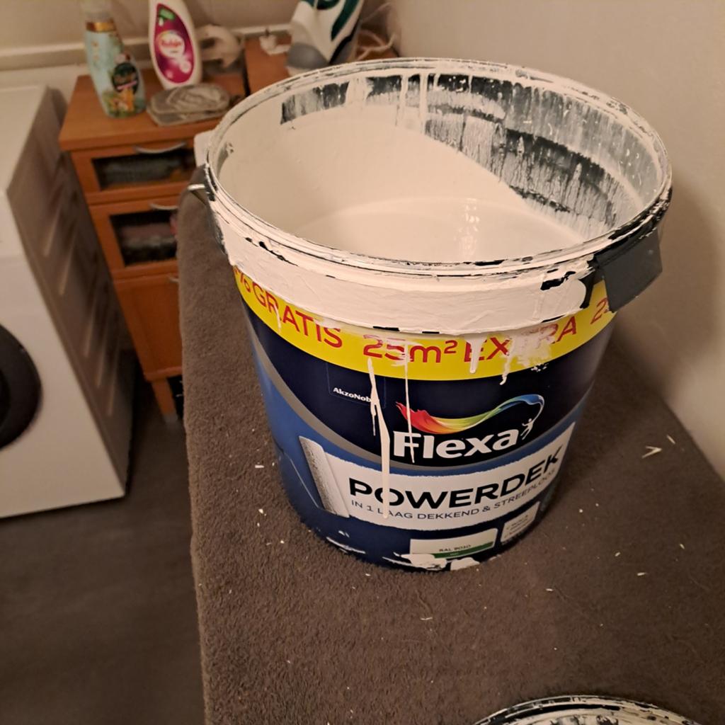 Flexa muurverf, Ophalen, Wit, Verf