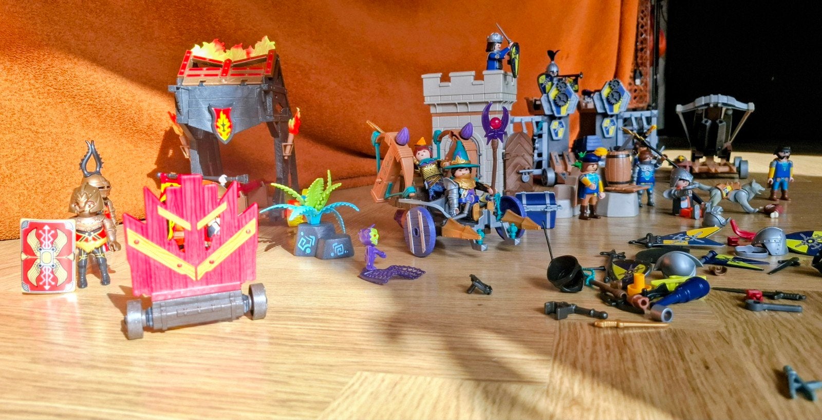 Grote Playmobil ridders en kastelen collectie, Gebruikt, Complete set, Ophalen of Verzenden, Kasteel/Fort