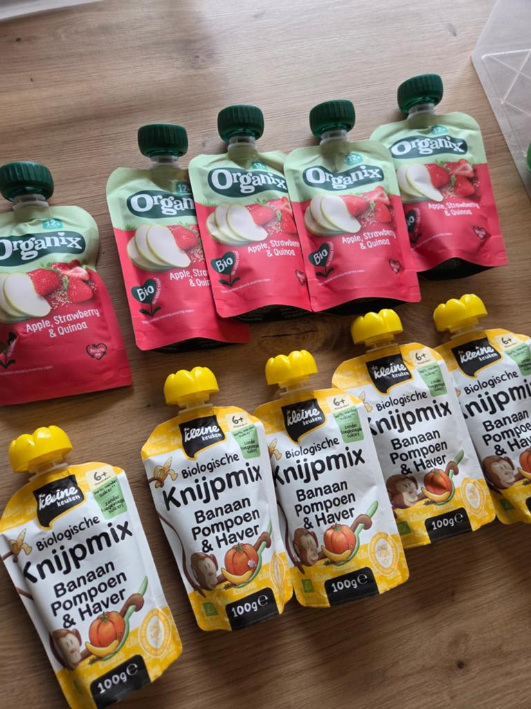 Biologische Knijpfruitjes Organix & Kleine Keuken, Ophalen of Verzenden, Nieuw, Overige typen