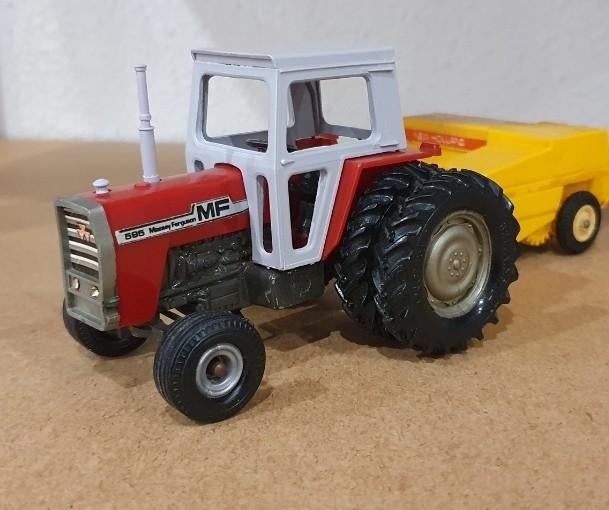 Britains Massey Ferguson 595 dubbellucht setje stropers 1:32, Ophalen of Verzenden, Tractor of Landbouw, Britains