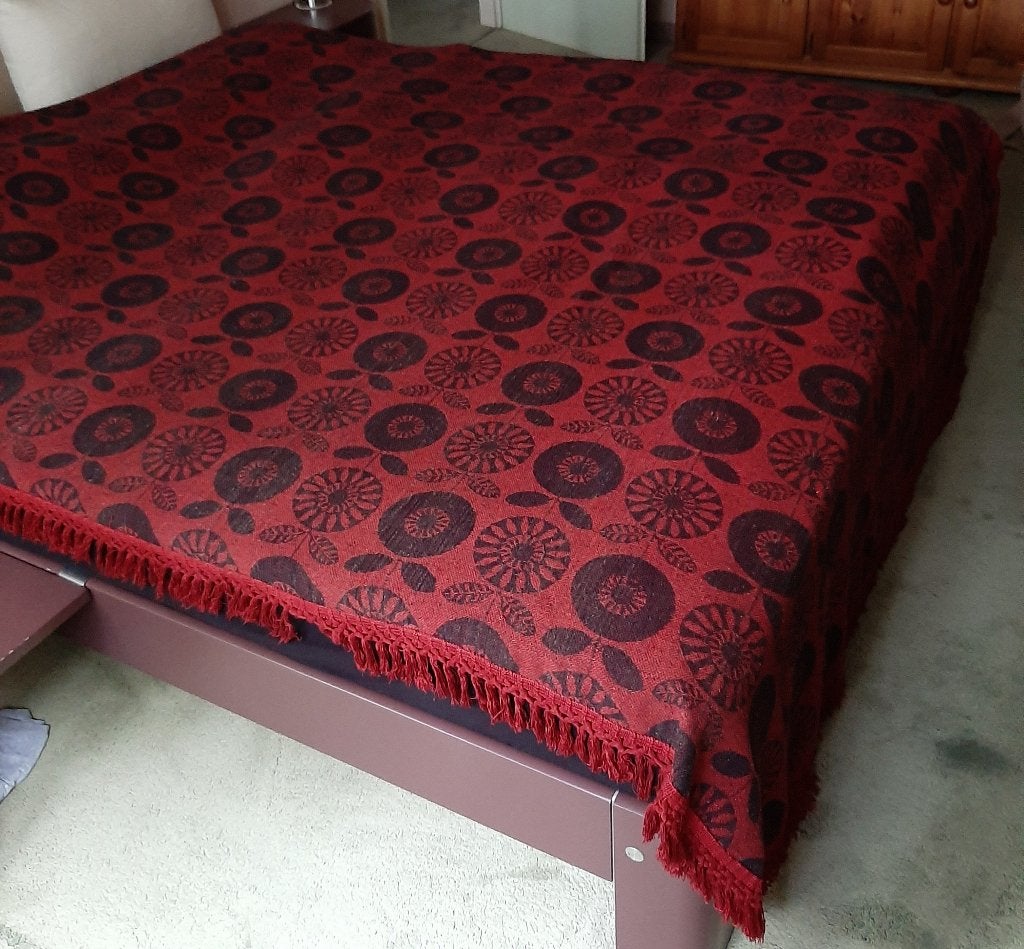 geweven bedsprei voor bed van Br.120 -160 cm en L. 200cm, Huis en Inrichting, Ophalen, Overige kleuren, Tweepersoons, Zo goed als nieuw