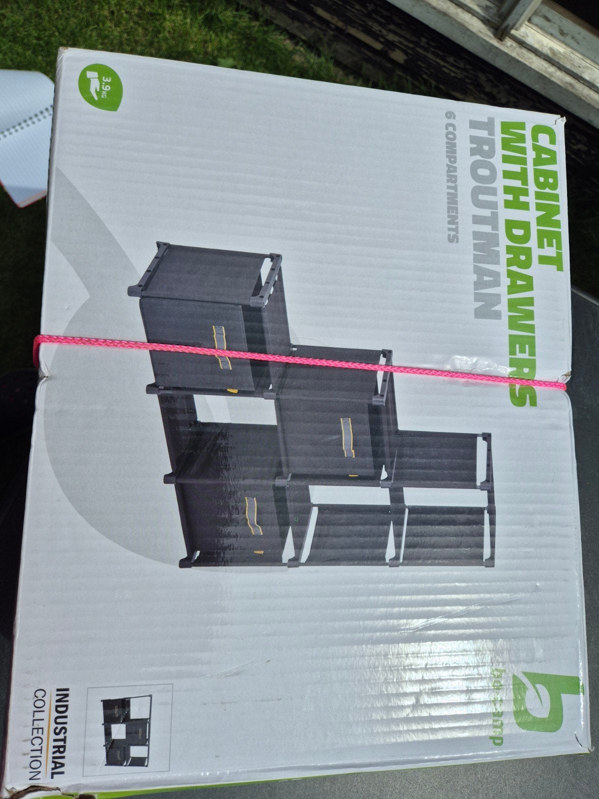 Camping Opbergkast 6 Vakken bo-camp, Ophalen of Verzenden, Zo goed als nieuw, 25 tot 50 cm, Met plank(en)