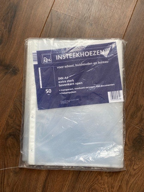 mappen plastic, Ophalen, Zo goed als nieuw