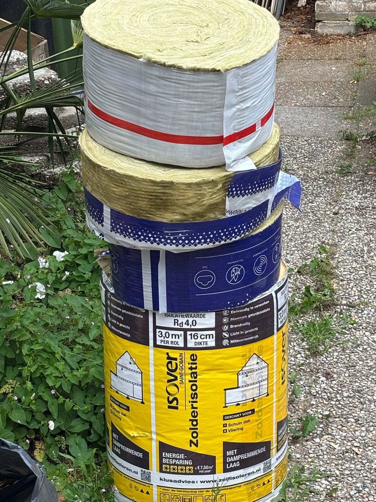 Isover Zolderisolatie Glaswol, Doe-het-zelf en Verbouw, Isolatie en Afdichting, 12 cm of meer, Nieuw, Minder dan 5 m², Glaswol