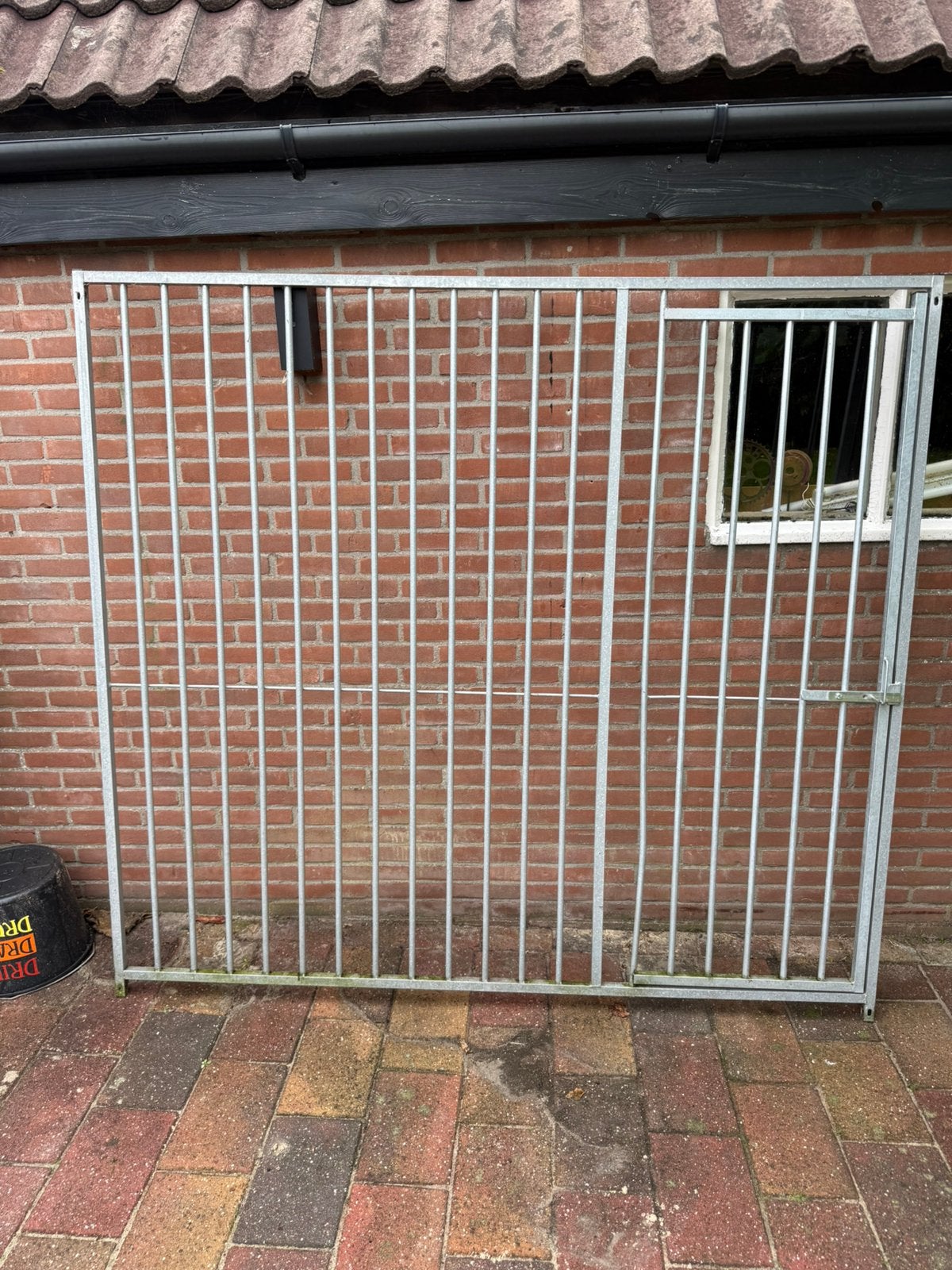 Kennel paneel met deur, Dieren en Toebehoren, Ophalen of Verzenden, Zo goed als nieuw, 110 cm of meer, 100 cm of meer