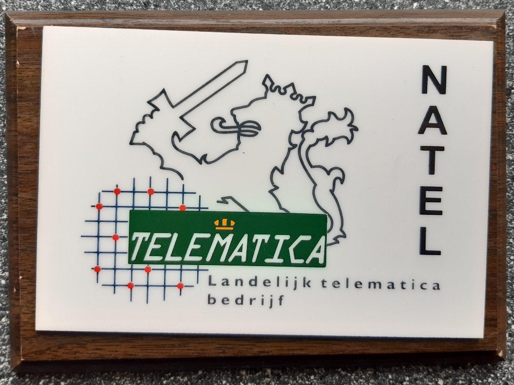 Wapenschildje NATEL - klein, Ophalen, Landmacht, Nederland