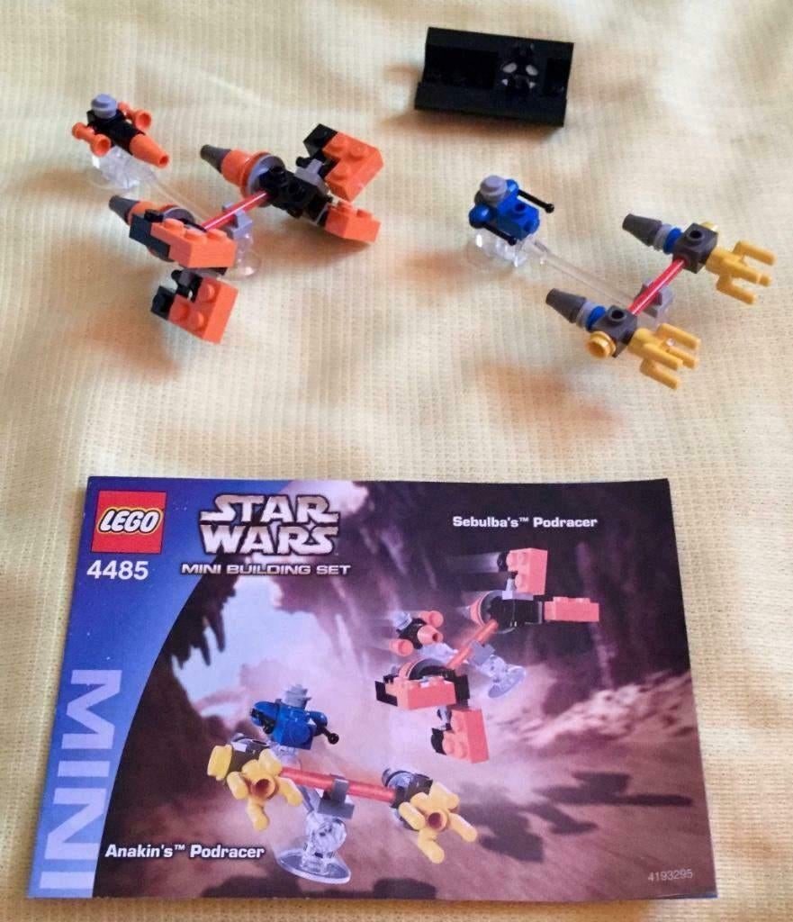 Lego Star Wars vintage 4485 mini Anakin & Sebulba podracer, Verzamelen, Star Wars, Ophalen of Verzenden, Zo goed als nieuw, Overige typen
