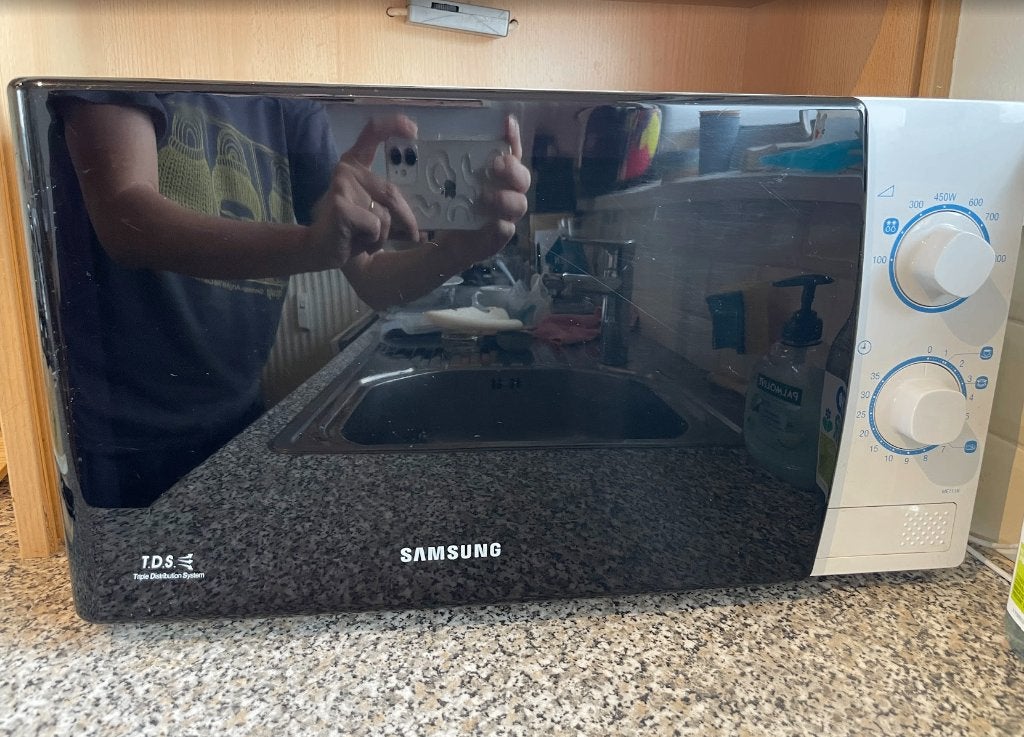 SAMSUNG ME711K microwave, Ophalen, Gebruikt