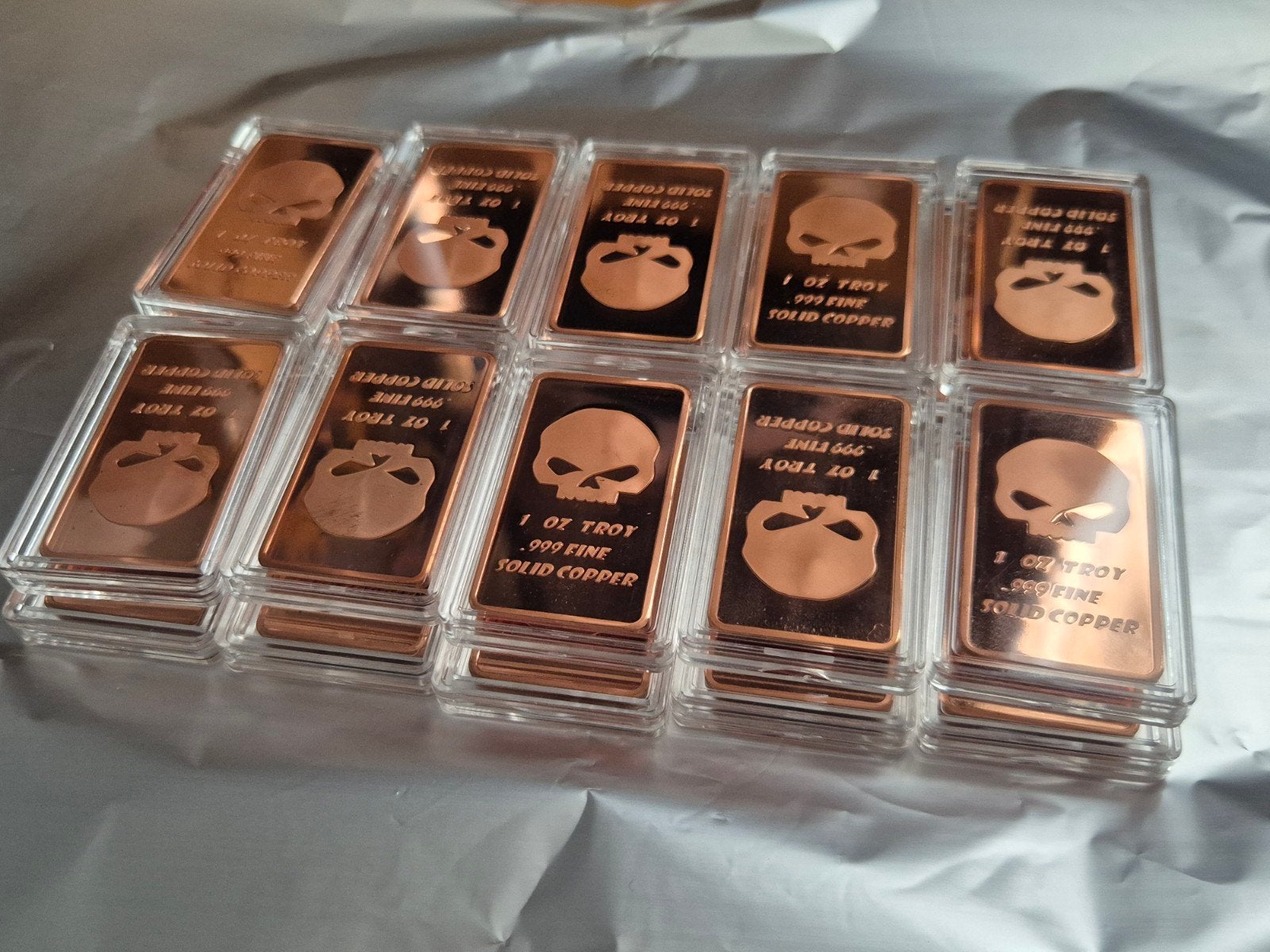 1 oz Koperbaar. Copper Bar. Harley-Davidson. Puur koper., Ophalen of Verzenden, Koper