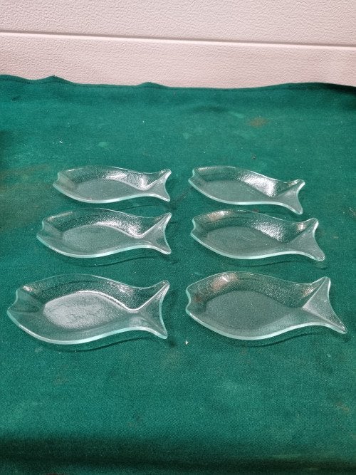 schaaltjes in de vorm van vis glas, Ophalen of Verzenden, 'T Olde Gre-j, Info@toldegrej.nl, Endepoelstraat 20f Didam