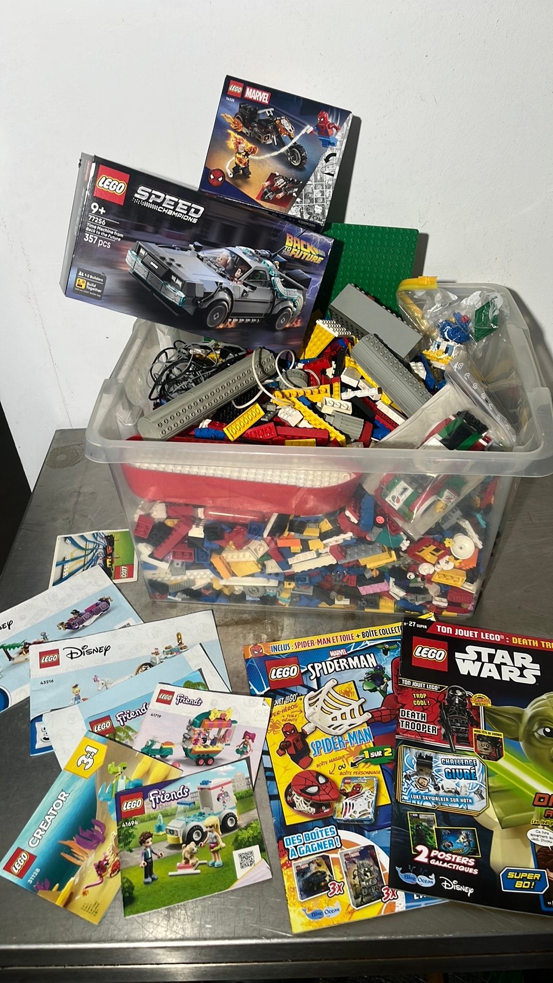 Lego kist goed gevuld met diverse sets, Kinderen en Baby's, Speelgoed | Duplo en Lego, Ophalen of Verzenden, Zo goed als nieuw