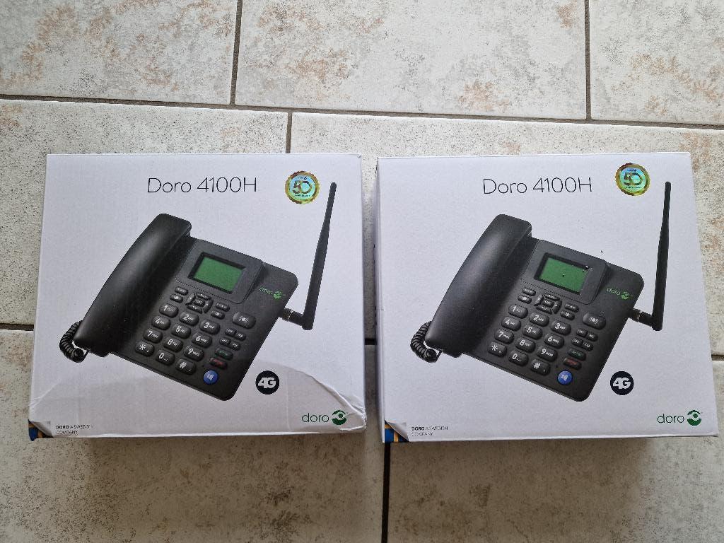 Doro 4100H telefoon met hoorn, senioren telefoon SIM kaart, Ophalen, Nieuw, 1 handset