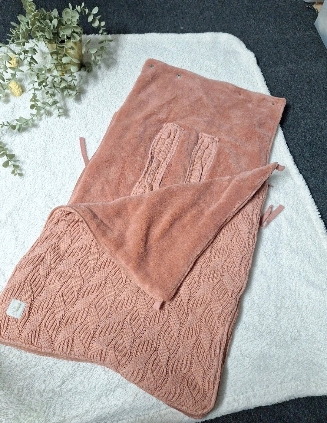 Jollein voetenzak oud roze voor Maxi-Cosi, Ophalen of Verzenden, Zo goed als nieuw, Overige merken