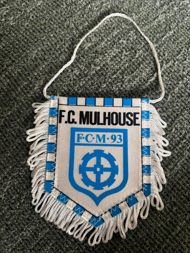 FC Mulhouse vaantje, Ophalen of Verzenden, Zo goed als nieuw, Buitenlandse clubs, Vaantje of Sjaal