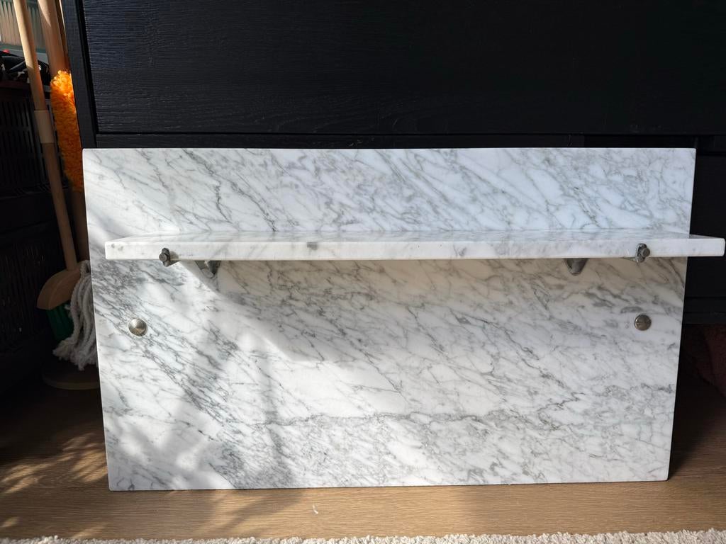 Originele Marmeren wandplank / badkamerplank, Huis en Inrichting, Badkamer | Badtextiel en Accessoires, Ophalen, Zo goed als nieuw