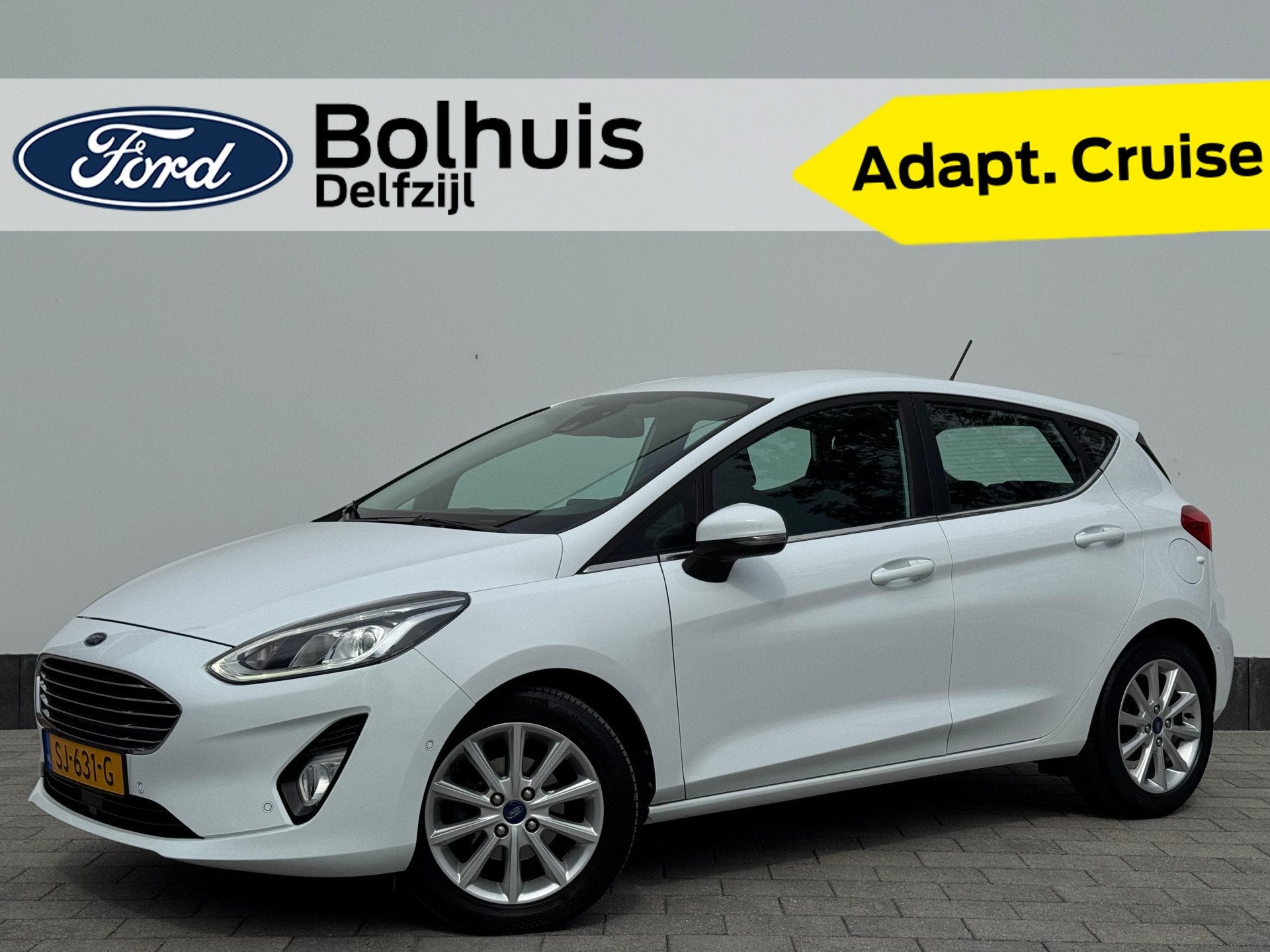 Ford Fiesta EcoBoost Titanium | Adapt. Cruise | B&O | Camera, Voorwielaandrijving, Gebruikt, Euro 6, 580 kg