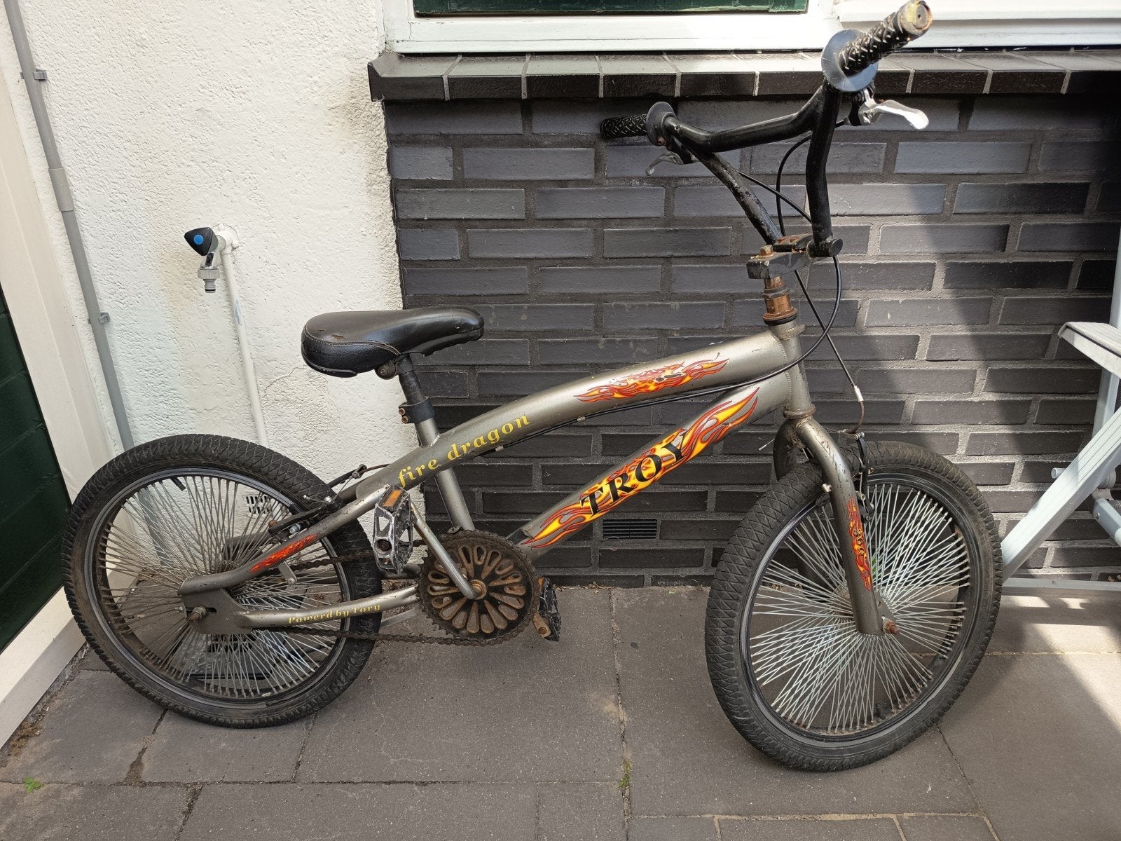 Bmx crossfiets 20 inch, Ophalen, Staal, Velgrem, V-brakes