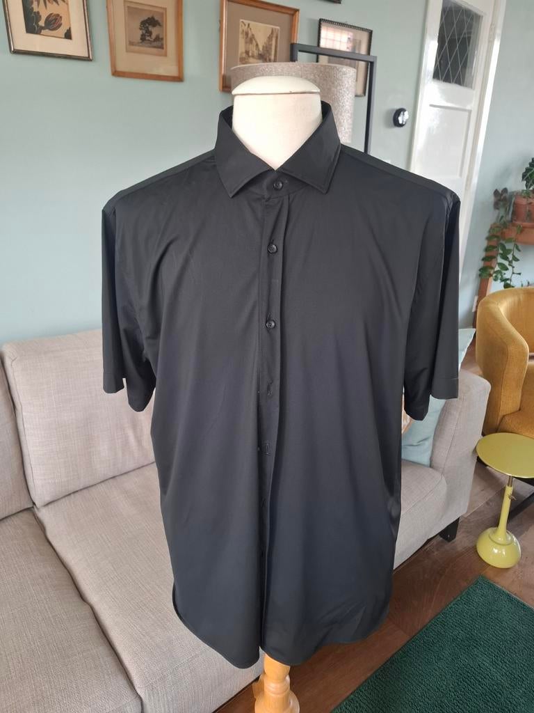 Xacus active shirt zwart boordmaat 45, Xacus, Zwart, Ophalen of Verzenden, Zo goed als nieuw