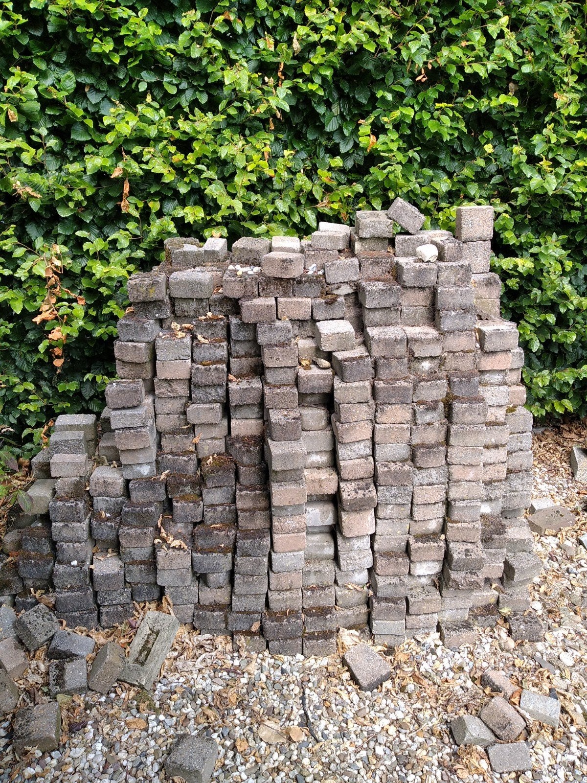 klinkers, Ophalen, Beton, Klinkers
