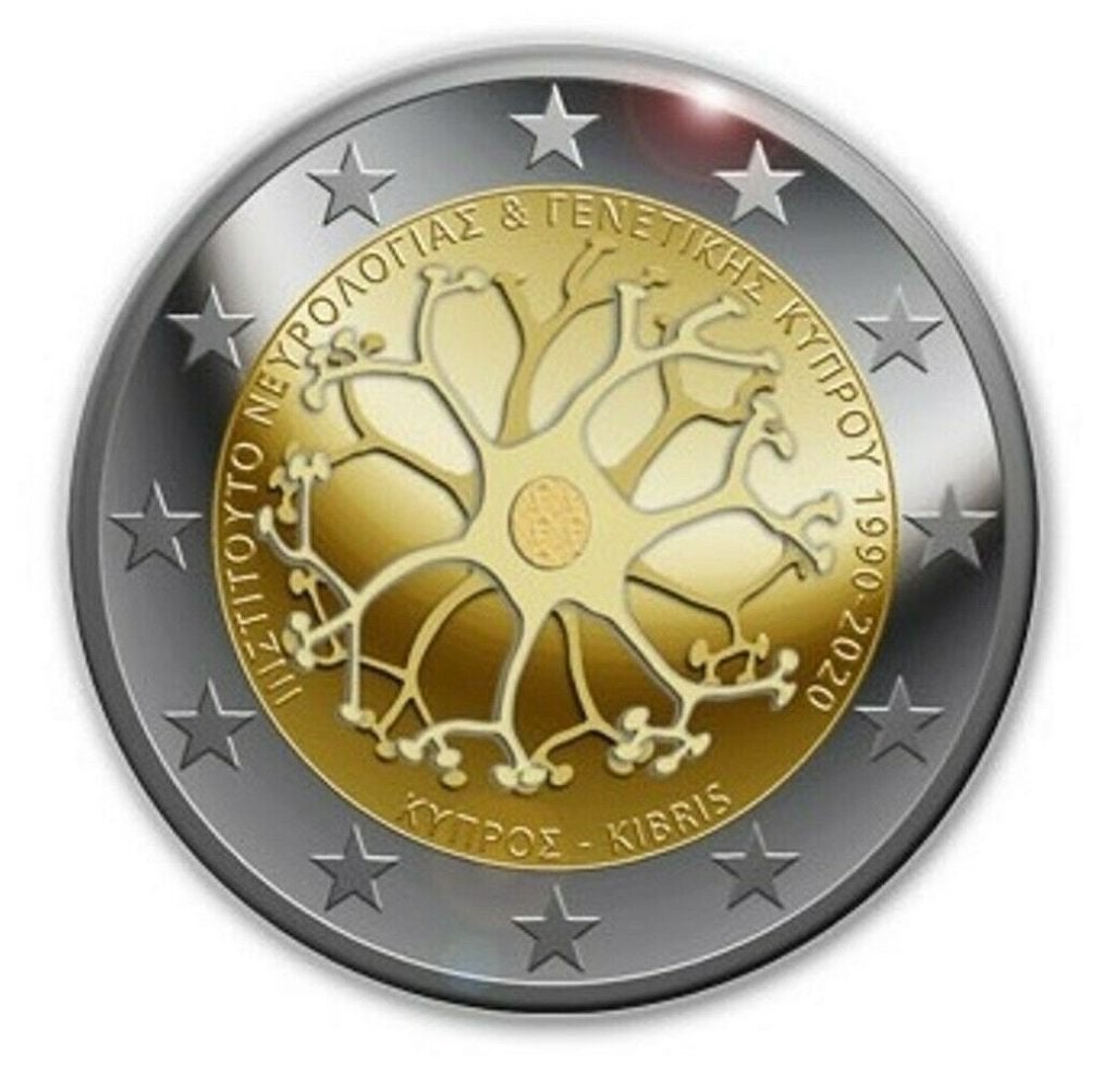 CYPRUS ALLE JAREN SPECIALE 2 EURO MUNTEN BIJ JOHN, Postzegels en Munten, Verzenden, Cyprus, 2 euro