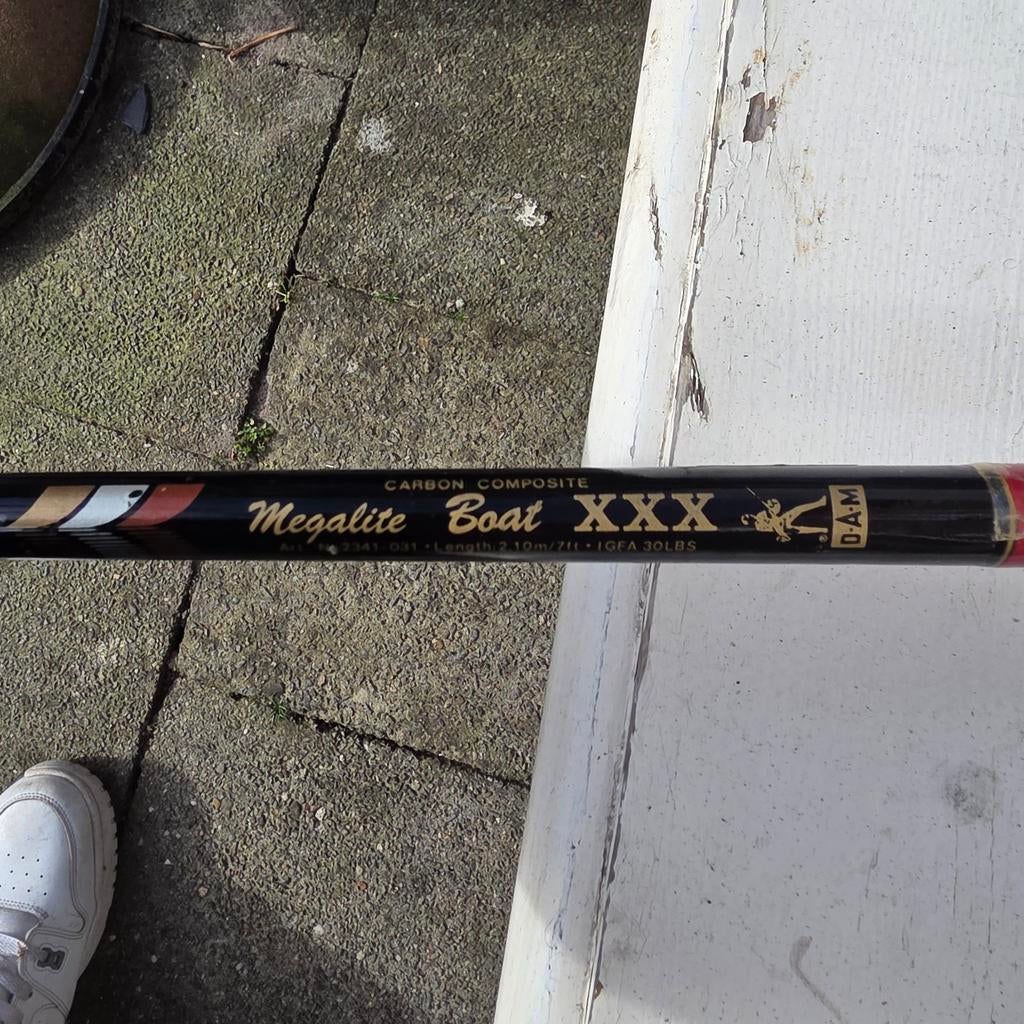 DAM Megalite Boat vishengel met Browning molen, Watersport en Boten, Ophalen of Verzenden
