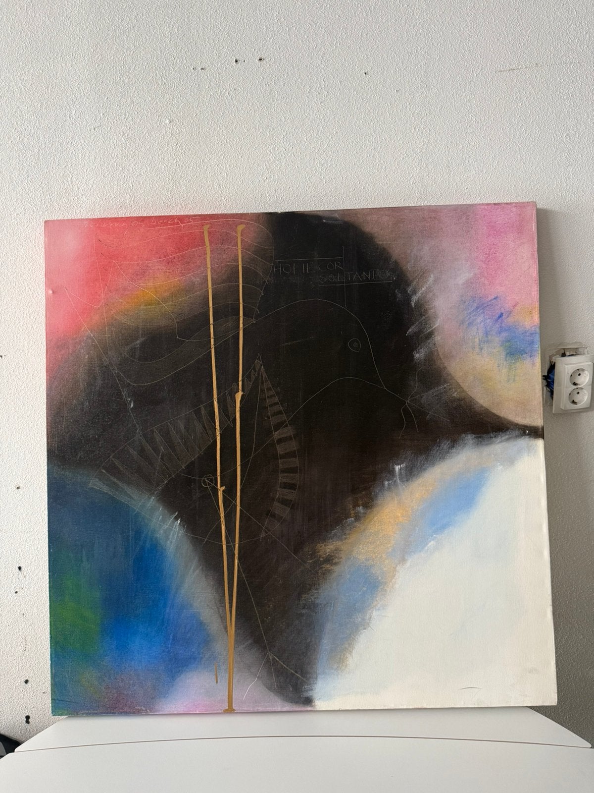 Origineel schilderij Herman Jan Bosch – La Sunnam Bulu II, Ophalen of Verzenden