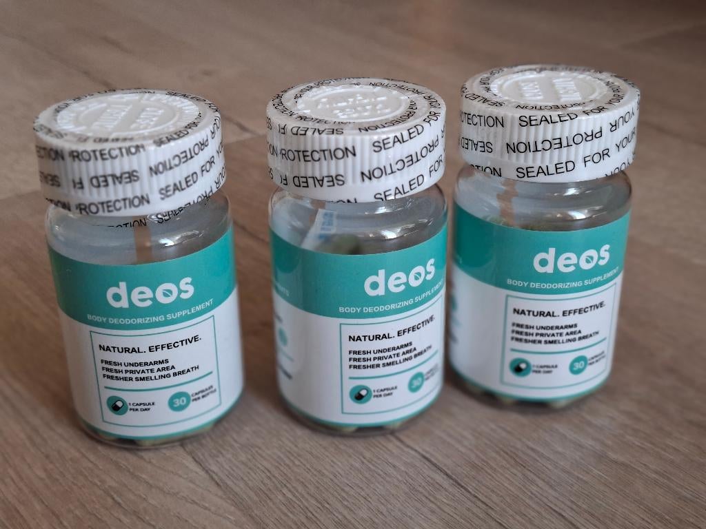 DEOS Body Deodorizing Supplement ( 30 st./per doos ), Ophalen of Verzenden, Nieuw, Pillen