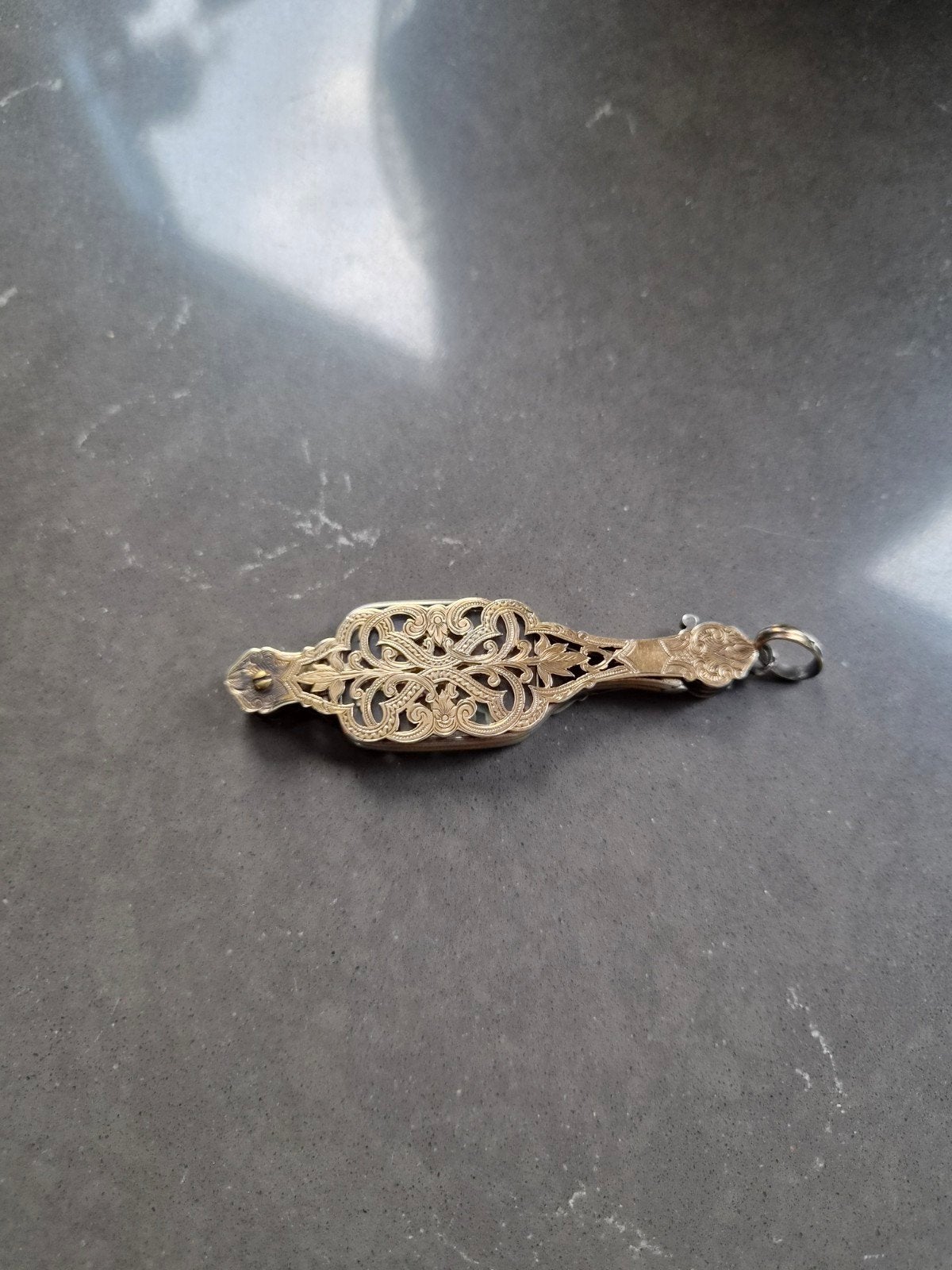 Antiek lorgnette Frans in goede staat, Ophalen of Verzenden, Zilver
