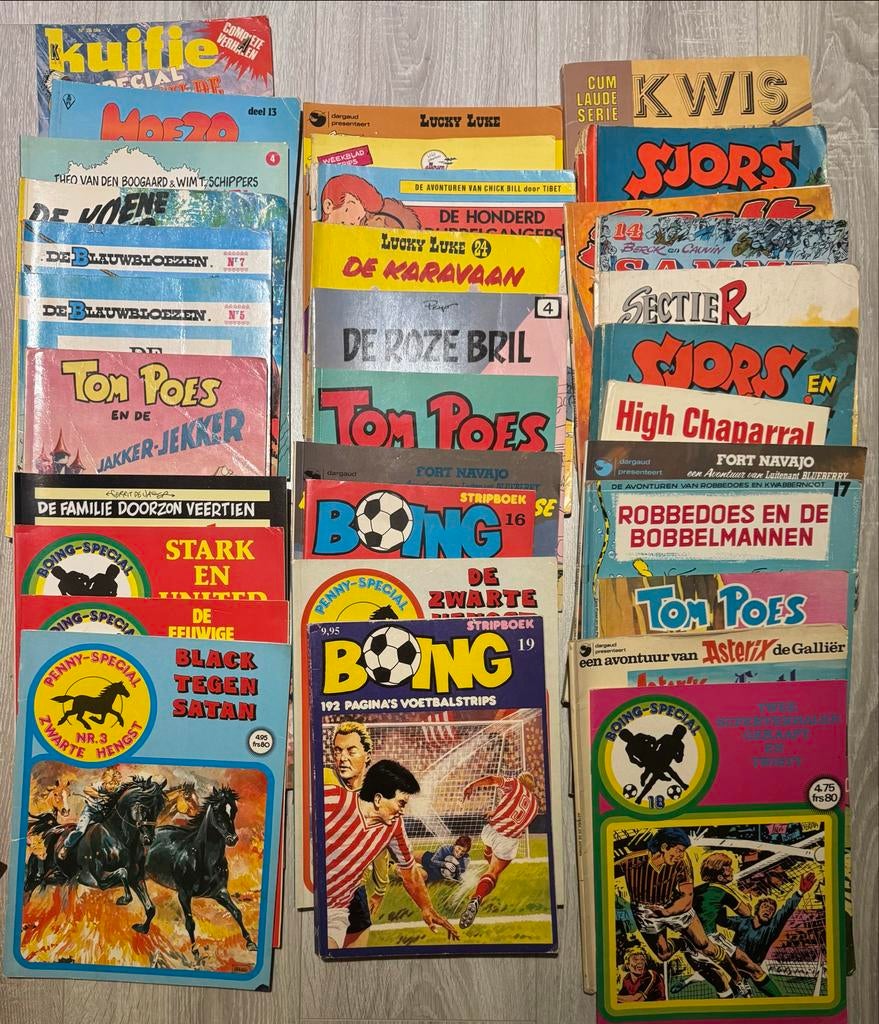 Diverse stripboeken uit de periode 1960-1985, Meerdere stripboeken, Ophalen of Verzenden, Gelezen