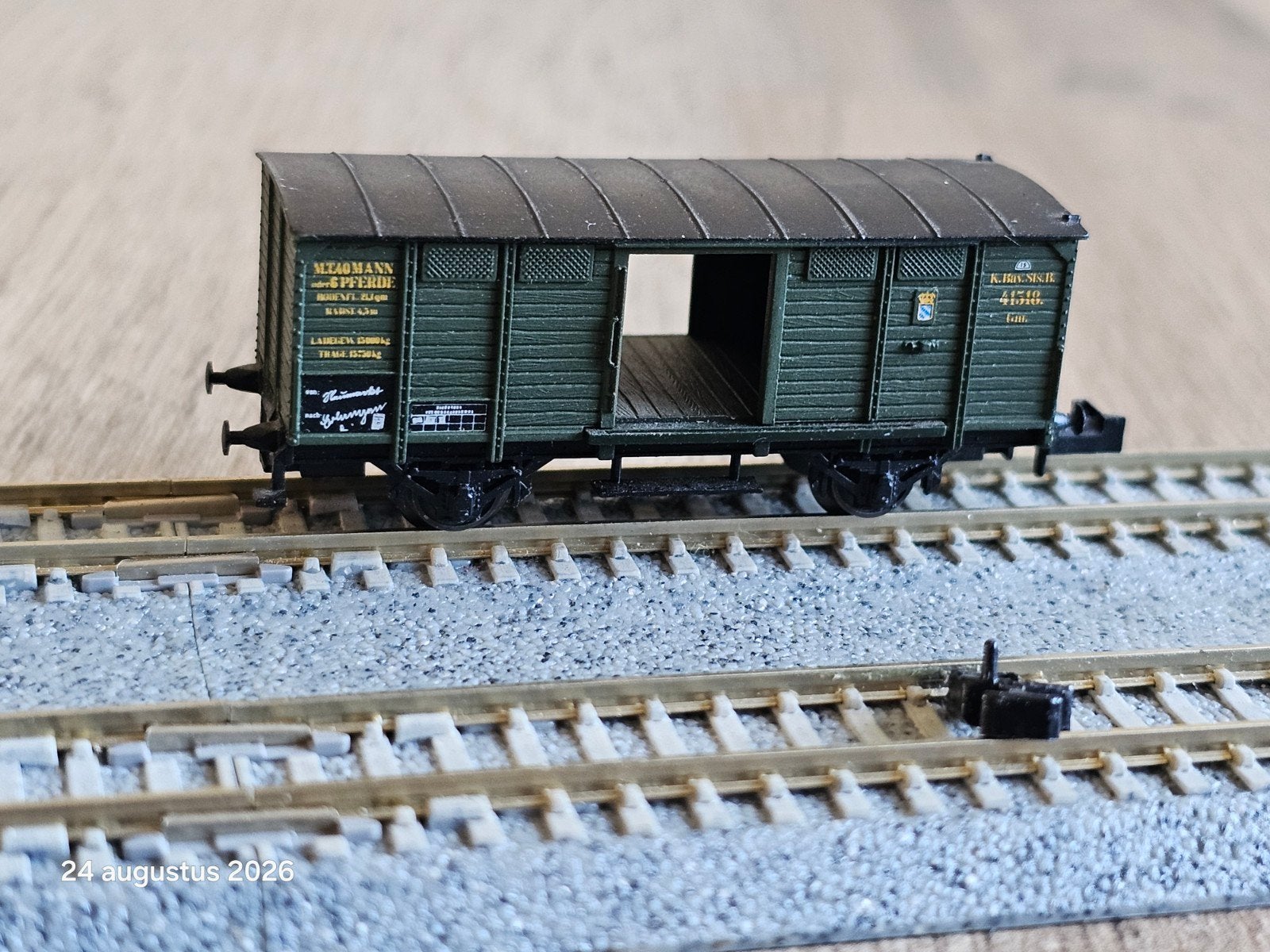 Trix N spoor wagon MiniTrix goederenwagon, mist koppeling, Hobby en Vrije tijd, Gebruikt, Gelijkstroom, Trix, Wagon