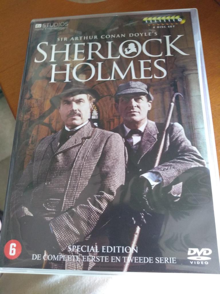 Sherlock Holmes 1 en 2 serie, Cd's en Dvd's, Dvd's | Tv en Series, Vanaf 9 jaar, Ophalen of Verzenden, Zo goed als nieuw, Actie en Avontuur