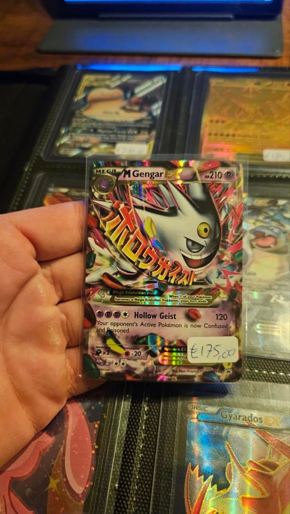Mega Gengar EX Pokemonkaart!, Ophalen of Verzenden, Zo goed als nieuw