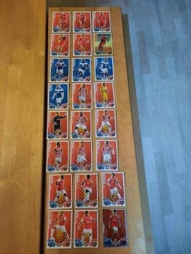 MATCH ATTAX TOPPS - TRADING CARDS - GROENE ACHTERKANT, Verzamelen, Ophalen of Verzenden, Zo goed als nieuw, Buitenlandse clubs