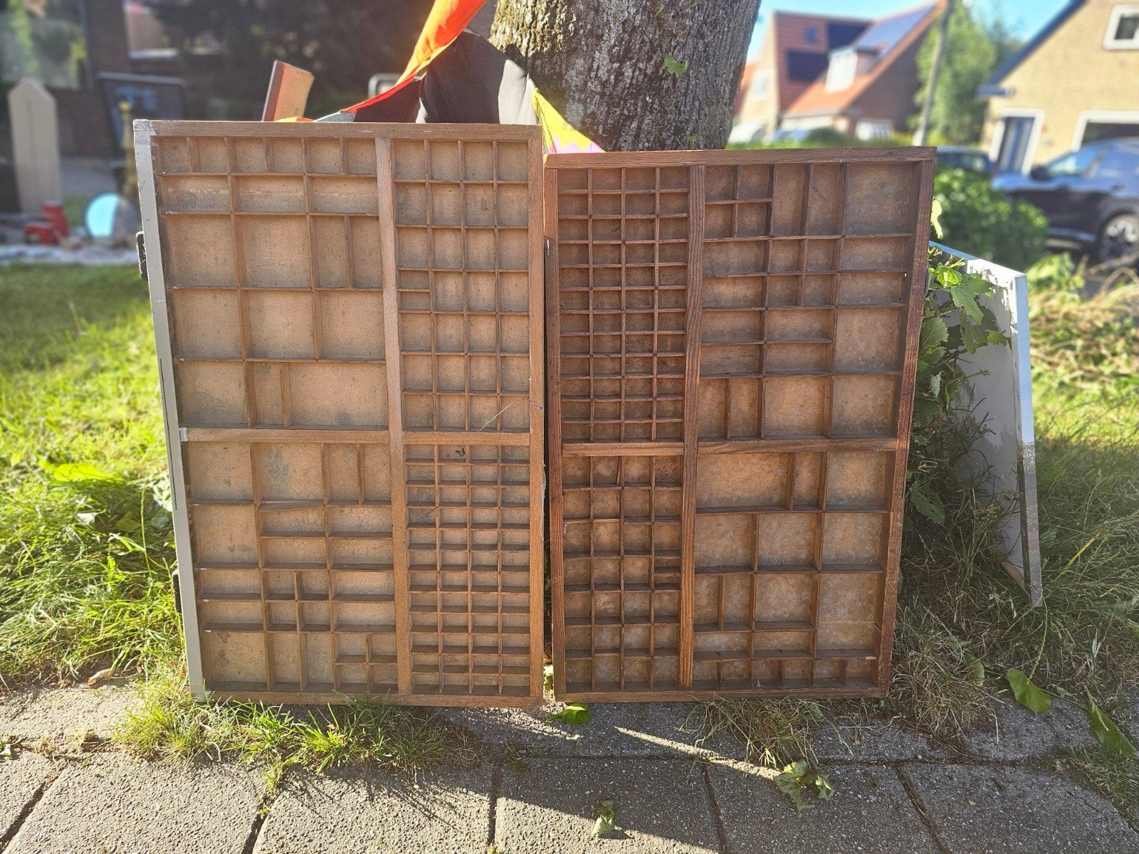 Vintage Letterbak / Zetbak - Groot XL, Ophalen of Verzenden