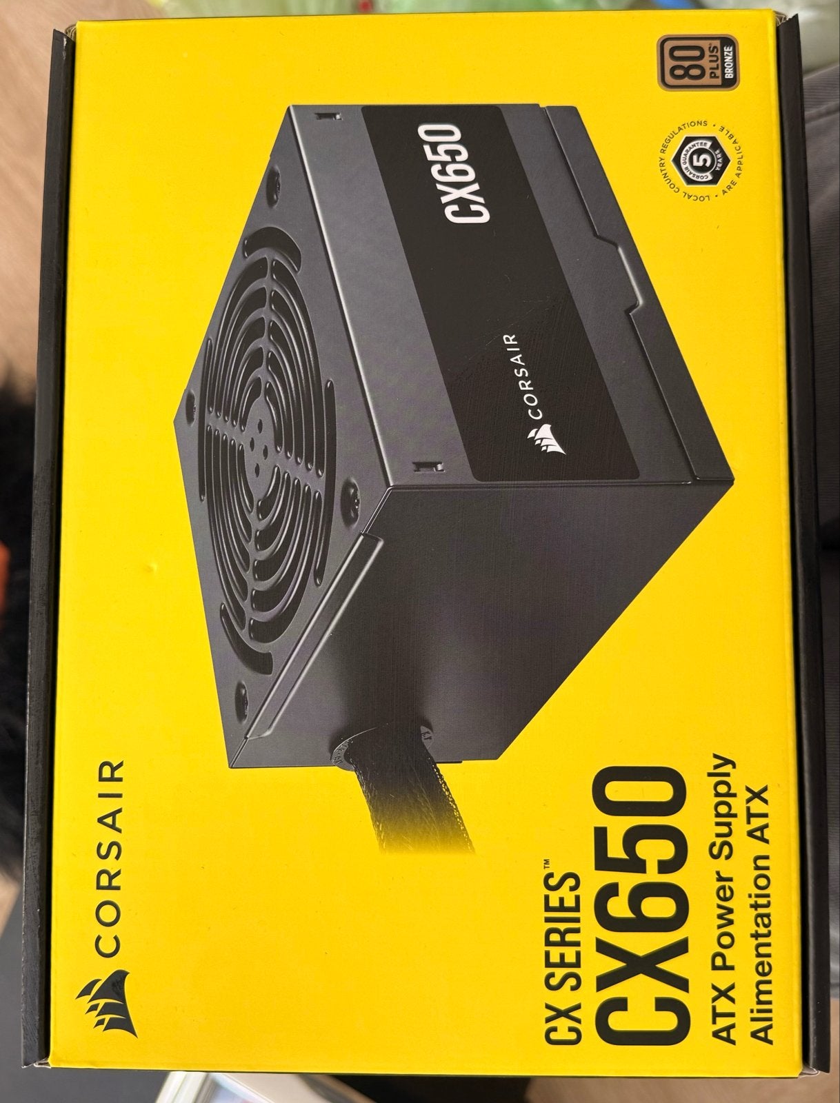 Corsair CX650 CX Series ATX Voeding - Nieuw in doos, Ophalen of Verzenden, Nieuw