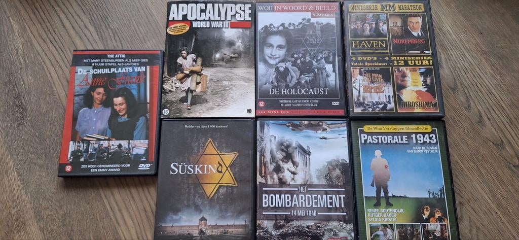 WOII oorlog DVD Collectie: Anne Frank, Holocaust e.v.a., Cd's en Dvd's, Ophalen of Verzenden