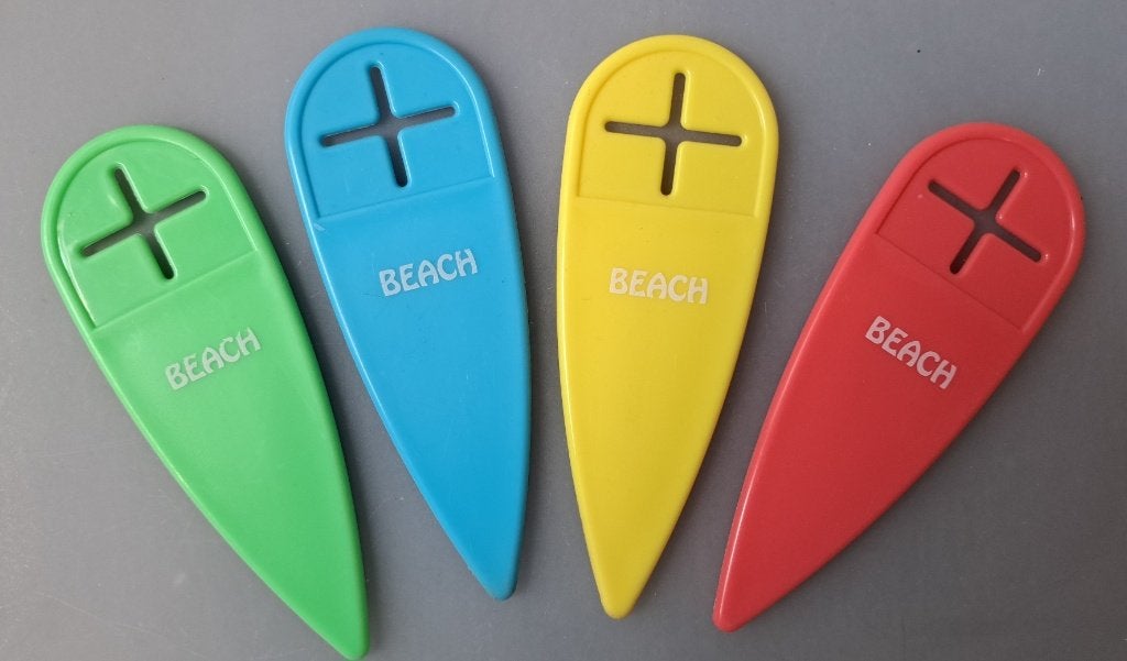 Strandlaken / badlaken houders (4 stuks) - nieuw, Ophalen of Verzenden, Nieuw