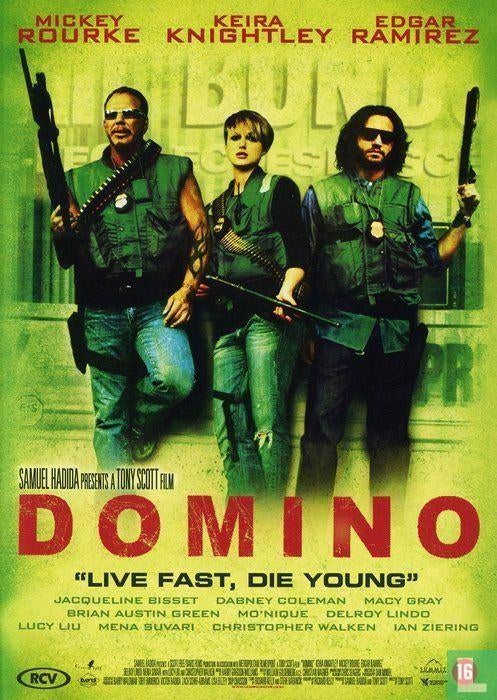 Domino, Vanaf 16 jaar, Ophalen of Verzenden, Zo goed als nieuw, Actiethriller