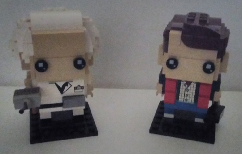 Lego Brickheadz Marty mcFly en Doc Brown, Verzenden, Zo goed als nieuw